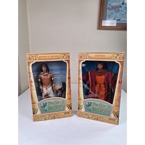 the Prince of Egypt Collection Moses Doll Lot 1998 Dreamworks Read Description - Picture 1 of 11